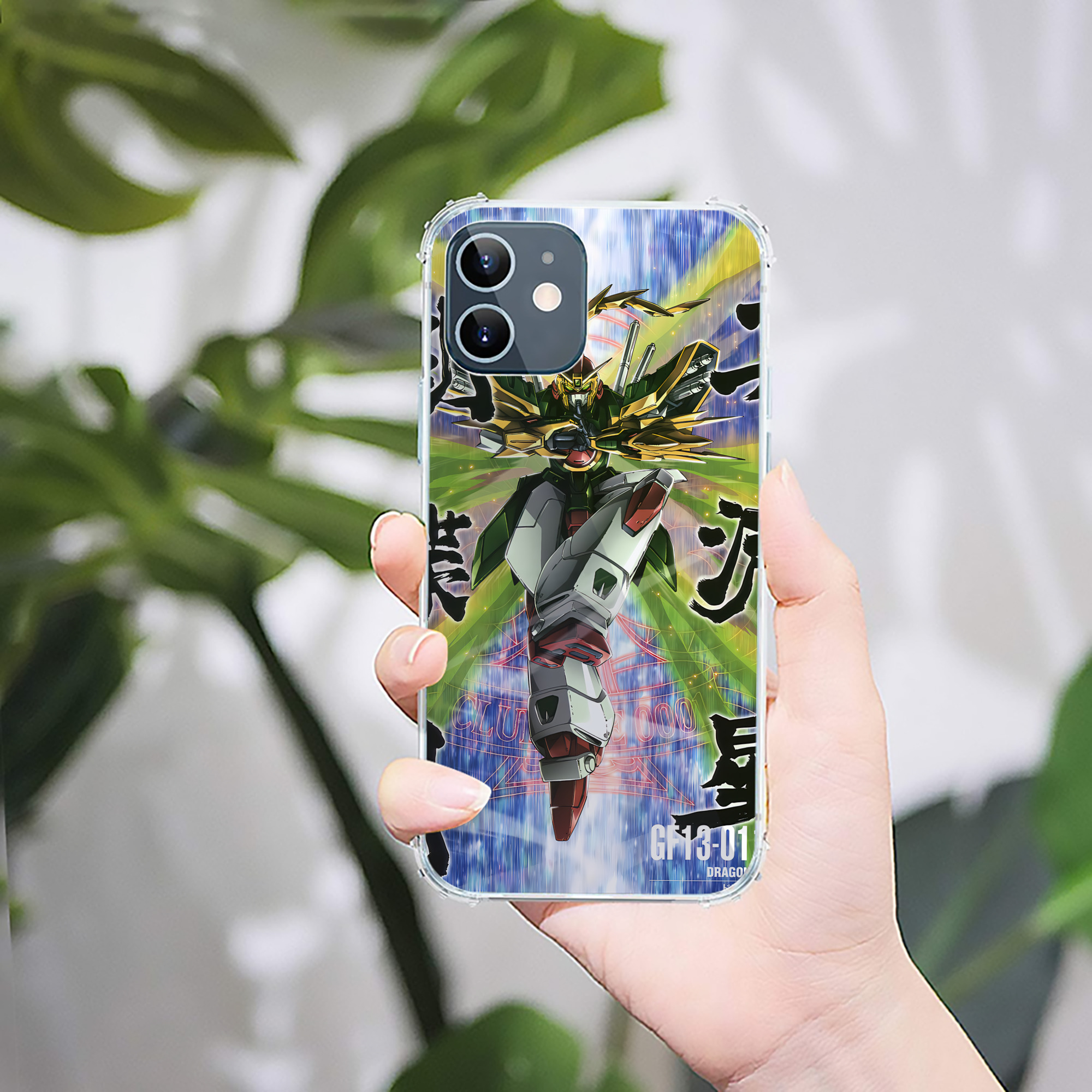 （画像用） 機動戦士ガンダム Mobile Suit Gundam 【iPhone 12シリーズ対応】透明スマホケース（クリアソフトケース）